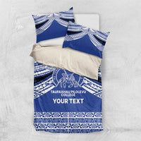 Personalised Tonga Taufa'ahau Pilolevu College Bedding Set Polynesian Ngatu Tribal