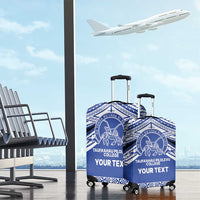 Personalised Tonga Taufa'ahau Pilolevu College Luggage Cover Polynesian Ngatu Tribal LT9 - Polynesian Pride