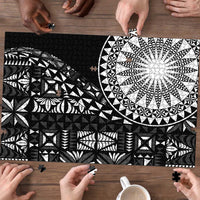 Black Tongan Ngatu Fonulei Pattern Puzzle - Polynesian Pride