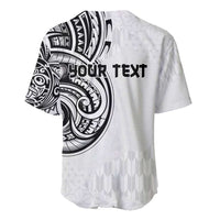 Hawaii and Japanese Culture Personalised Baseball Jersey With Polynesian Tribal Tattoo Style LT9 - Polynesian Pride