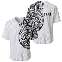 Hawaii and Japanese Culture Personalised Baseball Jersey With Polynesian Tribal Tattoo Style LT9 - Polynesian Pride