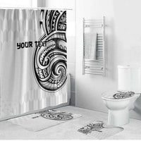 Hawaii and Japanese Culture Personalised Bathroom Set With Polynesian Tribal Tattoo Style - Polynesian Pride