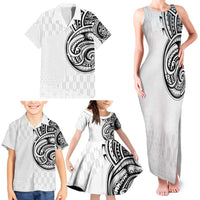 Hawaii and Japanese Culture Personalised Family Matching Tank Maxi Dress and Hawaiian Shirt With Polynesian Tribal Tattoo Style LT9 - Polynesian Pride