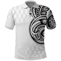 Hawaii and Japanese Culture Personalised Polo Shirt With Polynesian Tribal Tattoo Style