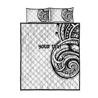 Hawaii and Japanese Culture Personalised Quilt Bed Set With Polynesian Tribal Tattoo Style