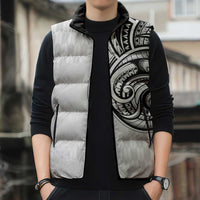 Hawaii and Japanese Culture Personalised Sleeveless Puffer Jacket With Polynesian Tribal Tattoo Style LT9 - Polynesian Pride