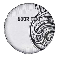 Hawaii and Japanese Culture Personalised Spare Tire Cover With Polynesian Tribal Tattoo Style