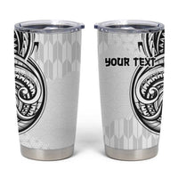 Hawaii and Japanese Culture Personalised Tumbler Cup With Polynesian Tribal Tattoo Style