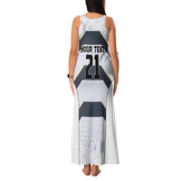 Japan Pacific Rugby 2022-23 Custom Family Matching Tank Maxi Dress and Hawaiian Shirt Black Sakura Japanese Wave Pattern