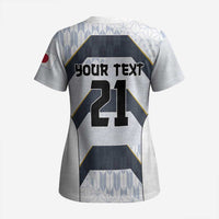 Japan Pacific Rugby 2022-23 Custom Scrub Top Black Sakura Japanese Wave Pattern - Polynesian Pride