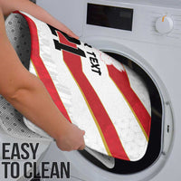 Japan Pacific Rugby 2022-23 Custom Bathroom Set Red Sakura Japanese Wave Pattern - Polynesian Pride