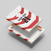 Japan Pacific Rugby 2022-23 Custom Canvas Wall Art Red Sakura Japanese Wave Pattern