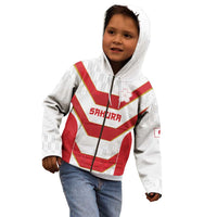 Japan Pacific Rugby 2022-23 Custom Kid Hoodie Red Sakura Japanese Wave Pattern