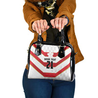 Japan Pacific Rugby 2022-23 Custom Shoulder Handbag Red Sakura Japanese Wave Pattern LT9 One Size Red - Polynesian Pride