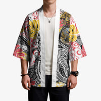 Japanese Samurai Warrior Kimono Colorful Polynesian Tattoo Style - Polynesian Pride