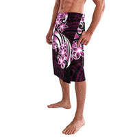 Plumeria Tribal Tattoo Lavalava Pink Polynesian Pattern
