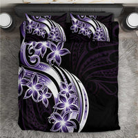 Plumeria Tribal Tattoo Bedding Set Purple Polynesian Pattern LT9 Purple - Polynesian Pride