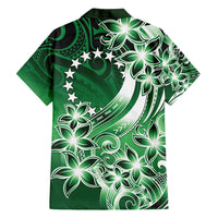 Cook Islands Tattoo Family Matching Long Sleeve Bodycon Dress and Hawaiian Shirt Plumeria Polynesian Pattern