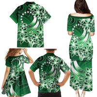 Cook Islands Tattoo Family Matching Puletasi and Hawaiian Shirt Plumeria Polynesian Pattern LT9 - Polynesian Pride