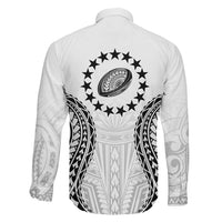 World Rugby Cook Islands Family Matching Long Sleeve Bodycon Dress and Hawaiian Shirt Kukis Make History - Polynesian Pride