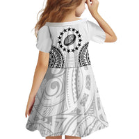 World Rugby Cook Islands Family Matching Short Sleeve Bodycon Dress and Hawaiian Shirt Kukis Make History - Polynesian Pride