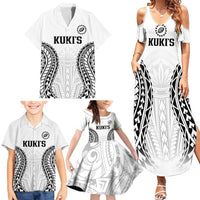 World Rugby Cook Islands Family Matching Summer Maxi Dress and Hawaiian Shirt Kukis Make History LT9 - Polynesian Pride