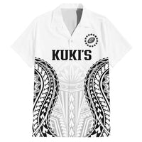 World Rugby Cook Islands Family Matching Summer Maxi Dress and Hawaiian Shirt Kukis Make History LT9 Dad's Shirt - Short Sleeve White - Polynesian Pride
