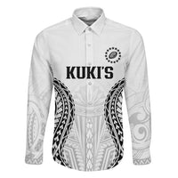 World Rugby Cook Islands Family Matching Summer Maxi Dress and Hawaiian Shirt Kukis Make History LT9 Dad's Shirt - Long Sleeve White - Polynesian Pride