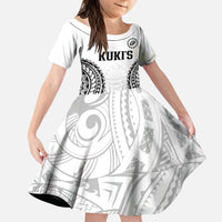 World Rugby Cook Islands Family Matching Tank Maxi Dress and Hawaiian Shirt Kukis Make History - Polynesian Pride