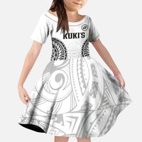 World Rugby Cook Islands Kid Short Sleeve Dress Kukis Make History - Polynesian Pride