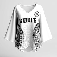 World Rugby Cook Islands Kimono Sleeve Blouse Kukis Make History - Polynesian Pride