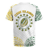 World Rugby Cook Islands Rugby Jersey White Polynesian Tribal Pattern - Polynesian Pride