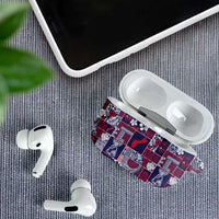 Guam Felis Pasgua AirPods Case Pacific Patchwork Xmas Vibes - Polynesian Pride