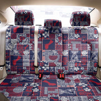 Guam Felis Pasgua Back Car Seat Cover Pacific Patchwork Xmas Vibes - Polynesian Pride