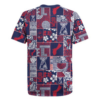 Guam Felis Pasgua Rugby Jersey Pacific Patchwork Xmas Vibes LT9 - Polynesian Pride