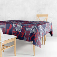 Guam Felis Pasgua Tablecloth Pacific Patchwork Xmas Vibes - Polynesian Pride