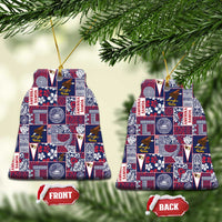 Manuia le Kerisimasi American Samoa Ceramic Ornament Pacific Patchwork Xmas Vibes - Polynesian Pride