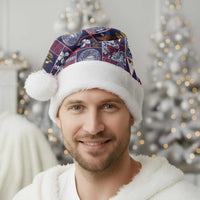 Manuia le Kerisimasi American Samoa Christmas Santa Hat Pacific Patchwork Xmas Vibes LT9 - Polynesian Pride