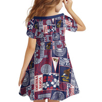 Manuia le Kerisimasi American Samoa Family Matching Tank Maxi Dress and Hawaiian Shirt Pacific Patchwork Xmas Vibes LT9 - Polynesian Pride