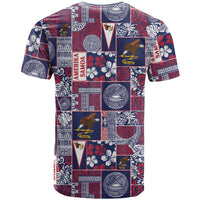 Manuia le Kerisimasi American Samoa T Shirt Pacific Patchwork Xmas Vibes LT9 - Polynesian Pride