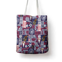 Manuia le Kerisimasi American Samoa Tote Bag Pacific Patchwork Xmas Vibes - Polynesian Pride