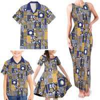 Ekamawir omo Nauru Family Matching Tank Maxi Dress and Hawaiian Shirt Pacific Patchwork Xmas Vibes LT9 - Polynesian Pride