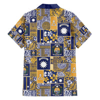 Ekamawir omo Nauru Hawaiian Shirt Pacific Patchwork Xmas Vibes - Polynesian Pride