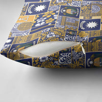 Ekamawir omo Nauru Pillow Cover Pacific Patchwork Xmas Vibes - Polynesian Pride