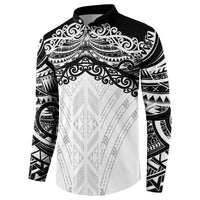 New Zealand Koru Fern Custom Button Sweatshirt Simple Taniko Motif