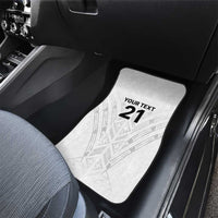 New Zealand Koru Fern Custom Car Mats Simple Taniko Motif