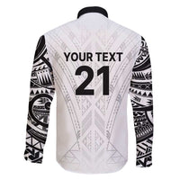 New Zealand Koru Fern Custom Family Matching Short Sleeve Bodycon Dress and Hawaiian Shirt Simple Taniko Motif