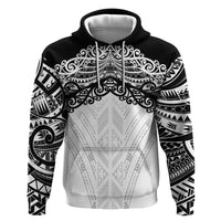 New Zealand Koru Fern Custom Hoodie Simple Taniko Motif