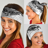 New Zealand Koru Fern Custom Neck Gaiter Simple Taniko Motif - Polynesian Pride