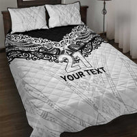 New Zealand Koru Fern Custom Quilt Bed Set Simple Taniko Motif